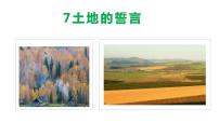 初中语文人教部编版七年级下册土地的誓言课文课件ppt