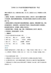 2019年四川省达州市中考语文试题（解析版）