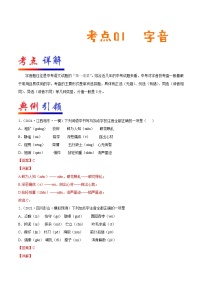 2022年中考语文一轮复习---- 字音 学案
