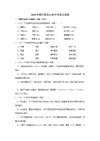 2020年四川省乐山市中考语文真题