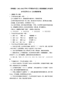 初中语文人教部编版九年级下册第四单元14 山水画的意境巩固练习