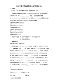 2022年中考河南省信阳市复习试题（五）