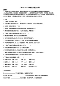 2021-2022学年山东省潍坊市临朐中考语文最后冲刺浓缩精华卷含解析