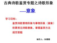 2022年中考语文二轮复习专项：诗歌鉴赏专题——意象（共33张PPT）