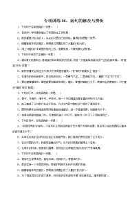 专项训练06：病句的修改与辨析 期末专项复习作业 初中语文人教部编版七年级下册（2022年）