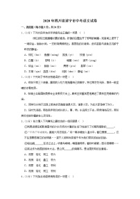 2020年四川省遂宁市中考语文试卷