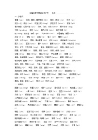 2022年中考语文专题复习-易错读音汇总