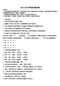 2022年哈尔滨中考语文最后一模试卷含解析