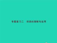 部编七年级语文下册期末专题复习二词语的理解与运用习题课件