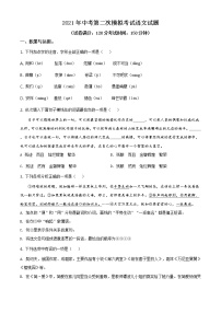 精品解析：2021年辽宁省沈阳市新民市中考二模语文试题(解析版+原卷板)