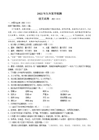 2022年辽宁省营口市中考语文模拟试题