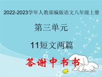 语文八年级上册答谢中书书图文ppt课件