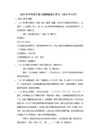 2022年中考语文复习----作文2