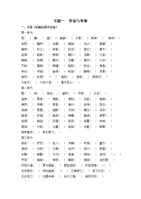 部编版语文八年级下册  专题一  字音与字形（含答案）