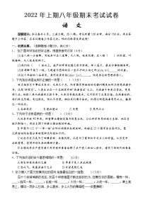 湖南省怀化市通道县2021-2022学年八年级下学期期末考试语文试题(word版含答案)