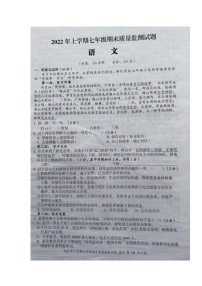 湖南省娄底市新化县2021-2022学年七年级第二学期期末质量监测语文试题（含答案）