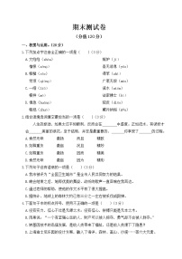 2022年人教部编版八年级上册期末测试卷