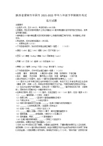 陕西省渭南市华阴市2021-2022学年八年级下学期期末考试语文试题(word版含答案)