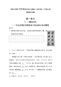 2021学年4 一着惊海天——目击我国航母舰载战斗机首架次成功着舰习题