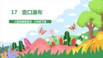 人教部编版八年级下册17 壶口瀑布一等奖ppt课件