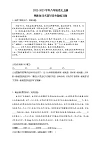 期末复习：名著导读专题 2022—2023学年部编版语文八年级上册