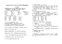 云南省石林县巴江中学2022-2023学年九年级上学期期末模拟语文试卷(含答案)