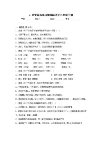 人教部编版八年级下册灯笼随堂练习题