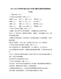 2022-2023学年四川省乐山市八年级下册语文期末仿真模拟卷（AB卷）含解析