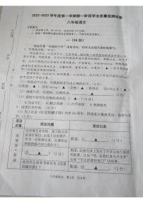 江苏省南京市秦淮区2022-2023学年八年级上学期期中调研分析语文试卷无答案