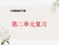 七年级下册语文  第二单元复习课件 人教部编版