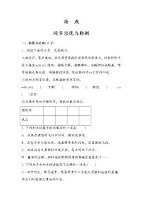 人教部编版九年级下册海燕复习练习题