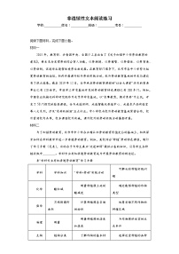 非连续性文本阅读练习-2023年中考语文考前专项练习（北京）