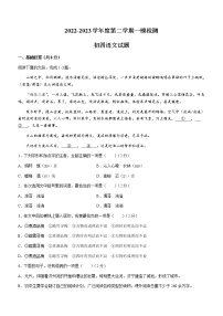 2023年山东省济宁市任城区中考一模语文试题（含答案）