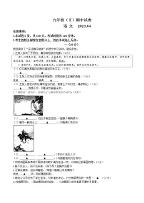 2023江苏省南京市鼓楼区中考一模语文试题