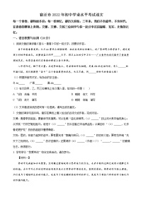 2022年江苏省宿迁市中考语文真题（原卷版）