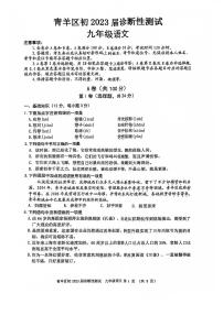 2023年四川省成都市青羊区中考二诊语文试题