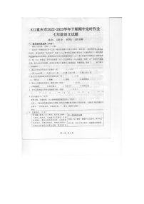 重庆市巴南区2022-2023学年七年级下学期期中考试语文试题