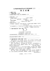 2023年山东省菏泽市牡丹区中考二模语文试题