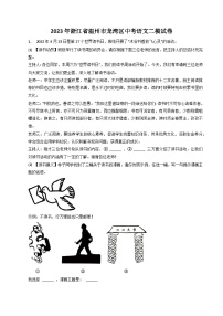 2023年 浙江省温州市龙湾区中考二模语文试卷