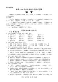 2023年四川省绵阳市游仙区中考三模语文试题