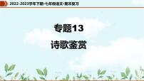 专题13 诗歌鉴赏(课件)-2022-2023学年七年级语文下册期末复习精品课件及专题检测