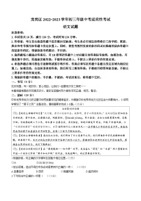 2023年广东省深圳市龙岗区中考模拟语文试题（含答案）