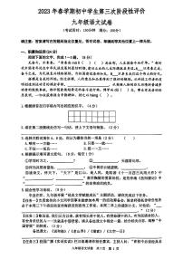 2023年江苏省泰州市兴化市中考三模语文试卷