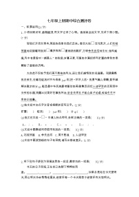 期中综合测评卷 2023—2024学年部编版语文七年级上册