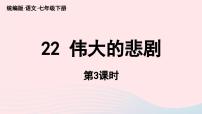初中语文人教部编版七年级下册伟大的悲剧完美版ppt课件