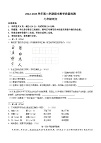 山西省大同市2022-2023学年七年级下学期期末语文试题（含答案）