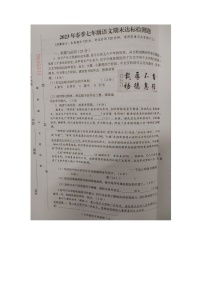 海南省临高县2022-2023学年七年级下学期期末检测语文试题