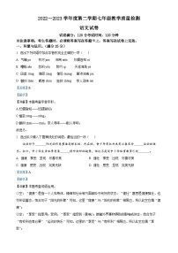 精品解析：辽宁省抚顺市望花区2022-2023学年七年级下学期期末语文试题（解析版）