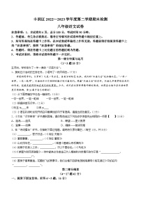 河北省唐山市丰润区2022-2023学年八年级下学期期末语文试题（含答案）