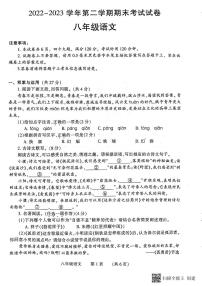 河南省濮阳市2022-2023学年八年级下学期期末语文试题（PDF含答案）